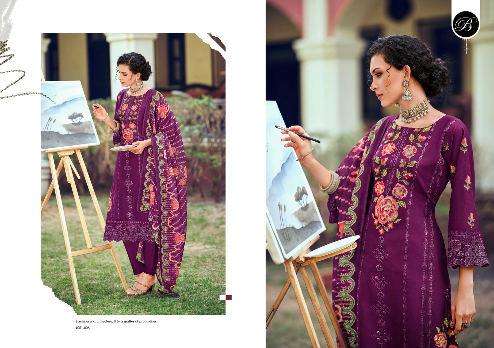 Zoya By Belliza Lawn Cotton Printed Wholesale Dress Material Suppliers In Mumbai